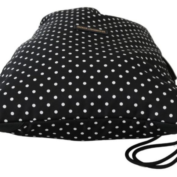 DOLCE & GABBANA  Black Dotted Drawstring